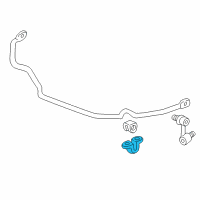 OEM 2002 Acura NSX Holder, Front Stabilizer Diagram - 51308-SL0-000