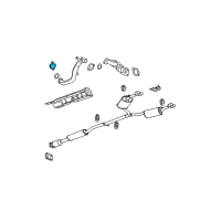 OEM 2001 Cadillac Seville Flange, Exhaust Manifold Pipe Diagram - 1647559