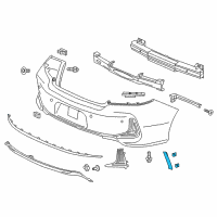 OEM 2016 Honda Accord Reflector Assy., R. RR. Diagram - 33505-T3L-A11