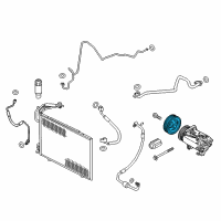 OEM 2014 Ford Fiesta Clutch & Pulley Diagram - C1BZ-19V649-A