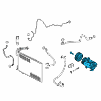 OEM Ford Fiesta Compressor Diagram - C1BZ-19703-G