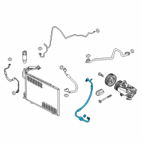 OEM 2016 Ford Fiesta Suction Hose Diagram - C1BZ-19867-E