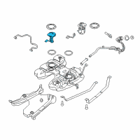 OEM 2012 Lincoln MKX Fuel Pump Diagram - BT4Z-9275-A