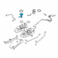 OEM 2012 Ford Edge Fuel Pump Diagram - BT4Z-9275-A