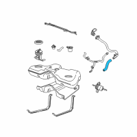 OEM 2003 Lincoln LS Lower Hose Diagram - XW4Z-9047-AC