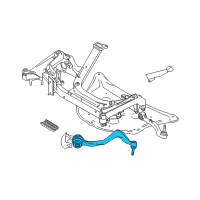 OEM BMW 750i Mount Tension Strut, Left Diagram - 31-12-6-774-831