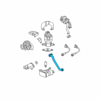 OEM 2002 Cadillac DeVille Outlet Pipe Diagram - 12567659