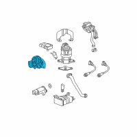 OEM 2008 Cadillac DTS Air Injection Reactor Pump Diagram - 10380789