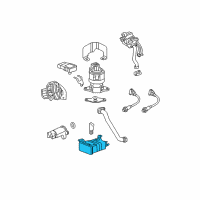 OEM 2011 Cadillac DTS Vapor Canister Diagram - 19259324