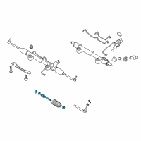 OEM 2017 Nissan 370Z Socket Kit-Tie Rod, Inner Diagram - D8EB1-JL06A