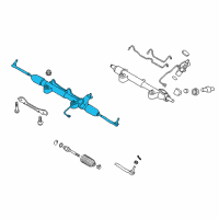 OEM 2010 Nissan 370Z Gear & Linkage Assy-Power Steering Diagram - 49001-1EA2B