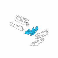 OEM 2001 Chevrolet Venture Engine Exhaust Manifold Diagram - 24506309