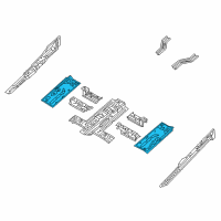 OEM Ram Panel-Floor Diagram - 68125287AA