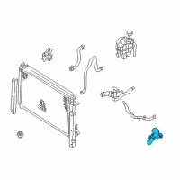 OEM 2001 Ford Escape Upper Hose Diagram - YL8Z-8260-AD