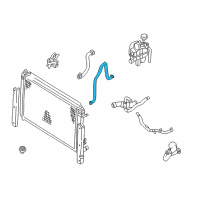 OEM 2004 Ford Escape Overflow Hose Diagram - YL8Z-8075-AE