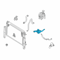 OEM 2004 Ford Escape Lower Hose Diagram - YL8Z-8286-AE