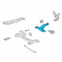 OEM 1999 Toyota Corolla Lower Control Arm Diagram - 48068-12171