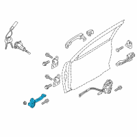 OEM 2010 Kia Forte Koup Checker Assembly-Front Door Diagram - 793801M200