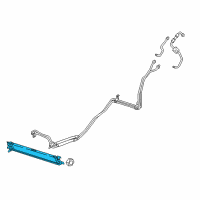 OEM 2018 Jeep Wrangler Transmission Oil Cooler Diagram - 68314791AA