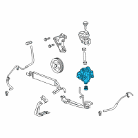 OEM 2015 Cadillac CTS Power Steering Pump Diagram - 20806165