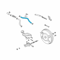 OEM Hyundai Santa Fe Hose Assembly-Vacuum Diagram - 59121-2W300