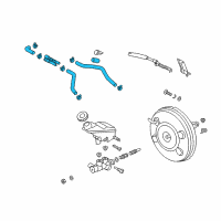 OEM Hyundai Santa Fe XL Hose Assembly-Intensifier Diagram - 59120-2W360