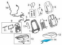OEM 2021 Buick Encore GX Seat Heater Diagram - 84763287