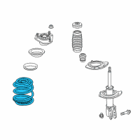 OEM 2016 Chevrolet Traverse Coil Spring Diagram - 15232942