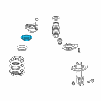 OEM 2016 Chevrolet Traverse Bearing Asm-Front Suspension Strut Mount Diagram - 20783854