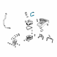 OEM Chevrolet Captiva Sport PCV Hose Diagram - 12619363