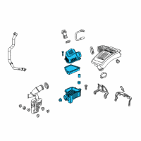 OEM Chevrolet Air Cleaner Assembly Diagram - 84040481