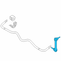 OEM 2011 Infiniti FX35 Rod-Connecting, Rear Stabilizer Diagram - 54618-1CA4B