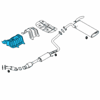 OEM Kia Soul Protector-Heat Front Diagram - 28791K0100