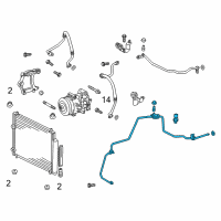 OEM 2013 Scion tC Liquid Line Diagram - 88710-21200