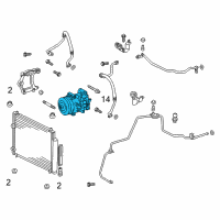 OEM 2012 Scion tC Compressor Diagram - 88310-21151