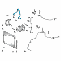 OEM 2015 Scion tC Discharge Hose Diagram - 88703-21160