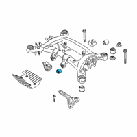 OEM 2022 BMW X4 RUBBER MOUNTING FRONT Diagram - 33-30-8-067-497