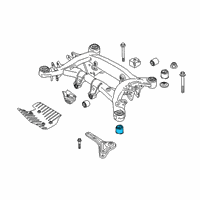 OEM BMW X3 Rubber Mounting Front Diagram - 33-30-6-868-508