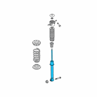 OEM 2019 Hyundai Santa Fe Rear Shock Absorber Assembly Diagram - 55307-S2300