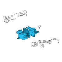 OEM 2003 Toyota Tacoma Air Cleaner Assembly Diagram - 17700-07060