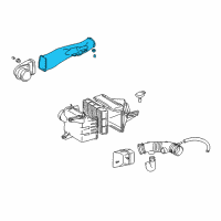 OEM Toyota 4Runner Duct Diagram - 52810-35010