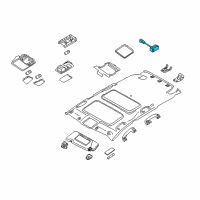 OEM 2014 Nissan Murano Switch-SUNROOF Diagram - 25450-1AA0A