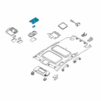 OEM Nissan Murano Lamp Assy-Personal Diagram - 26460-1AF0A