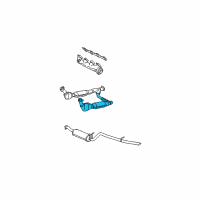 OEM 1998 Lincoln Navigator Converter Diagram - F85Z-5E212-CC
