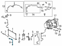 OEM Toyota RAV4 Prime Discharge Line Diagram - 88705-42140