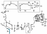 OEM 2021 Toyota RAV4 Prime Discharge Line Diagram - 88705-42140