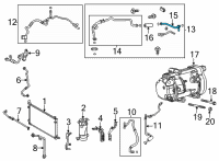 OEM 2021 Toyota RAV4 Prime Rear Suction Tube Diagram - 88717-42180