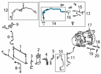 OEM Toyota RAV4 Prime Rear Suction Hose Diagram - 88712-42200