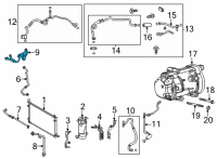 OEM Lexus NX450h+ Tube, Discharge Diagram - 88715-42330