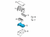 OEM 2021 Nissan Versa Frame-Relay Box Diagram - 24384-5RB0B